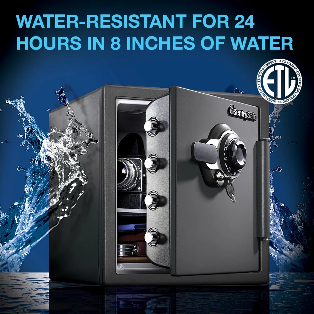 SFW123DSB Fire-Resistant Safe and Water-Resistant Safe with Dial Combination, 1.23 Cu. ft - Image 3