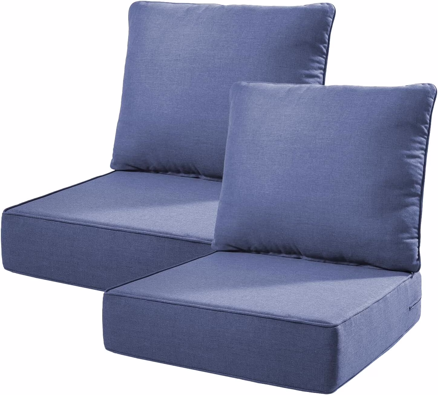 Bellefurn Outdoor Deep Seat Cushion 24 X 24 X 6 in for Patio Furniture, Outdoor Chair Cushions Waterproof & Fade Resistant Patio Furniture Cushions for Wicker Chair, Sofa, Couch