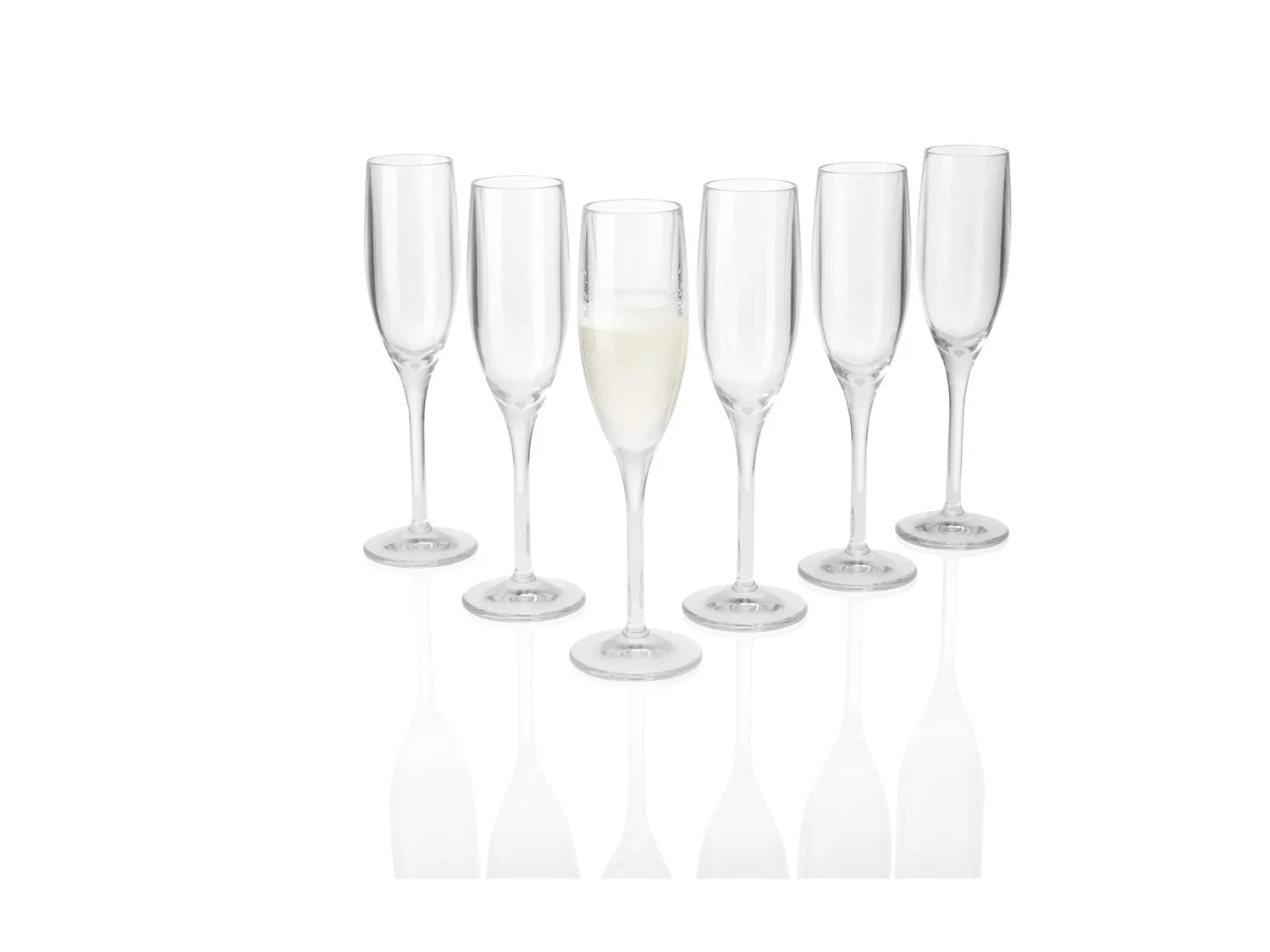 ERNESTO Lot de 6 verres  vin,  champagne ou  eau