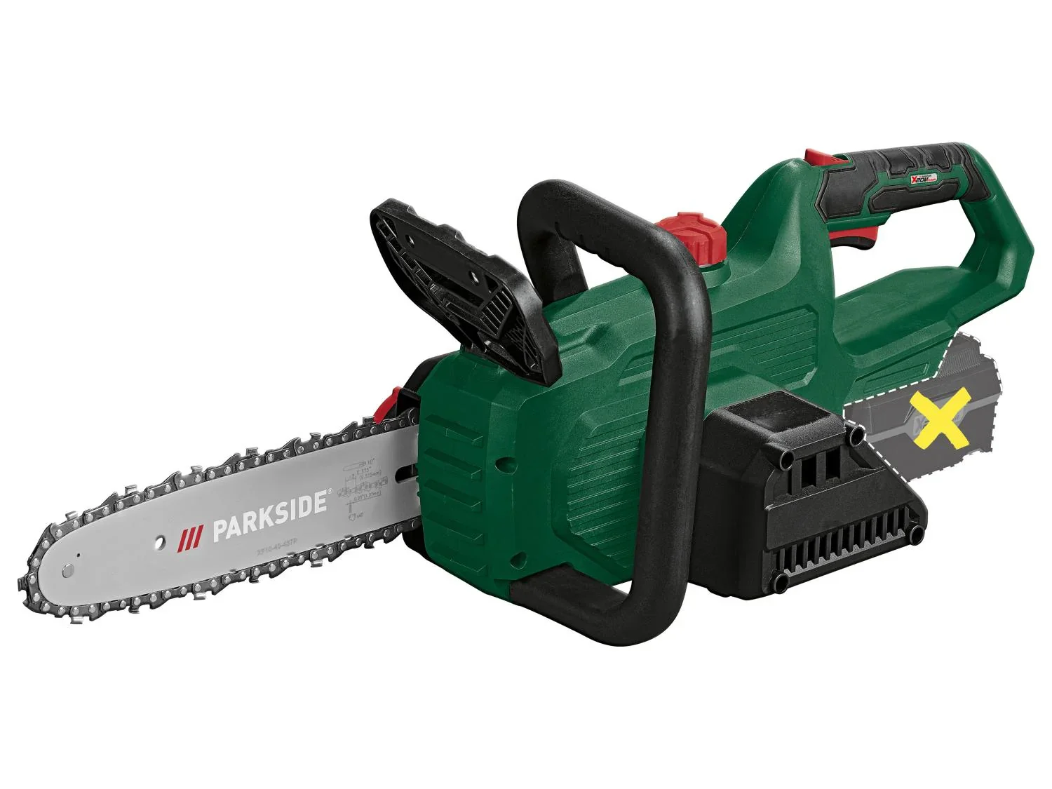 PARKSIDE Trononneuse sans fil PAKS 20-Li E5, 20 V