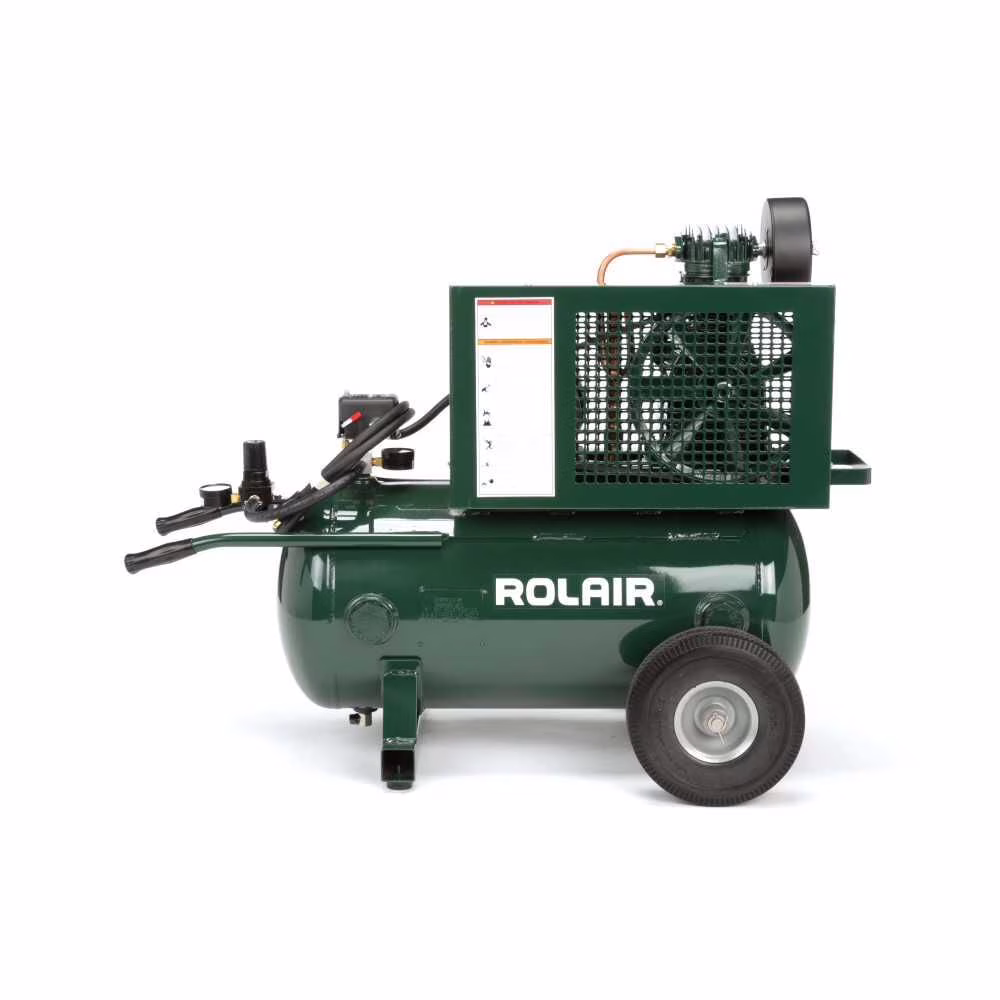 Rolair 20 Gallon 10.1 Cfm 1.5Hp 115/230V Wheeled Electric Air Compressor