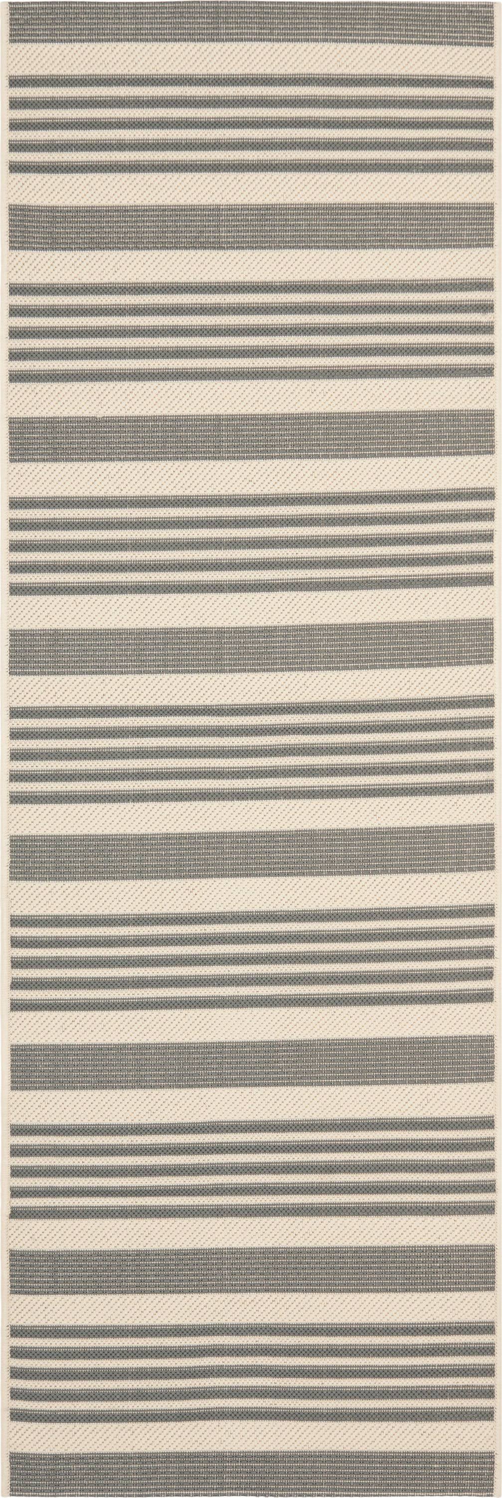 Safavieh Courtyard Grey Indoor Outdoor Rug - Runner 2'3