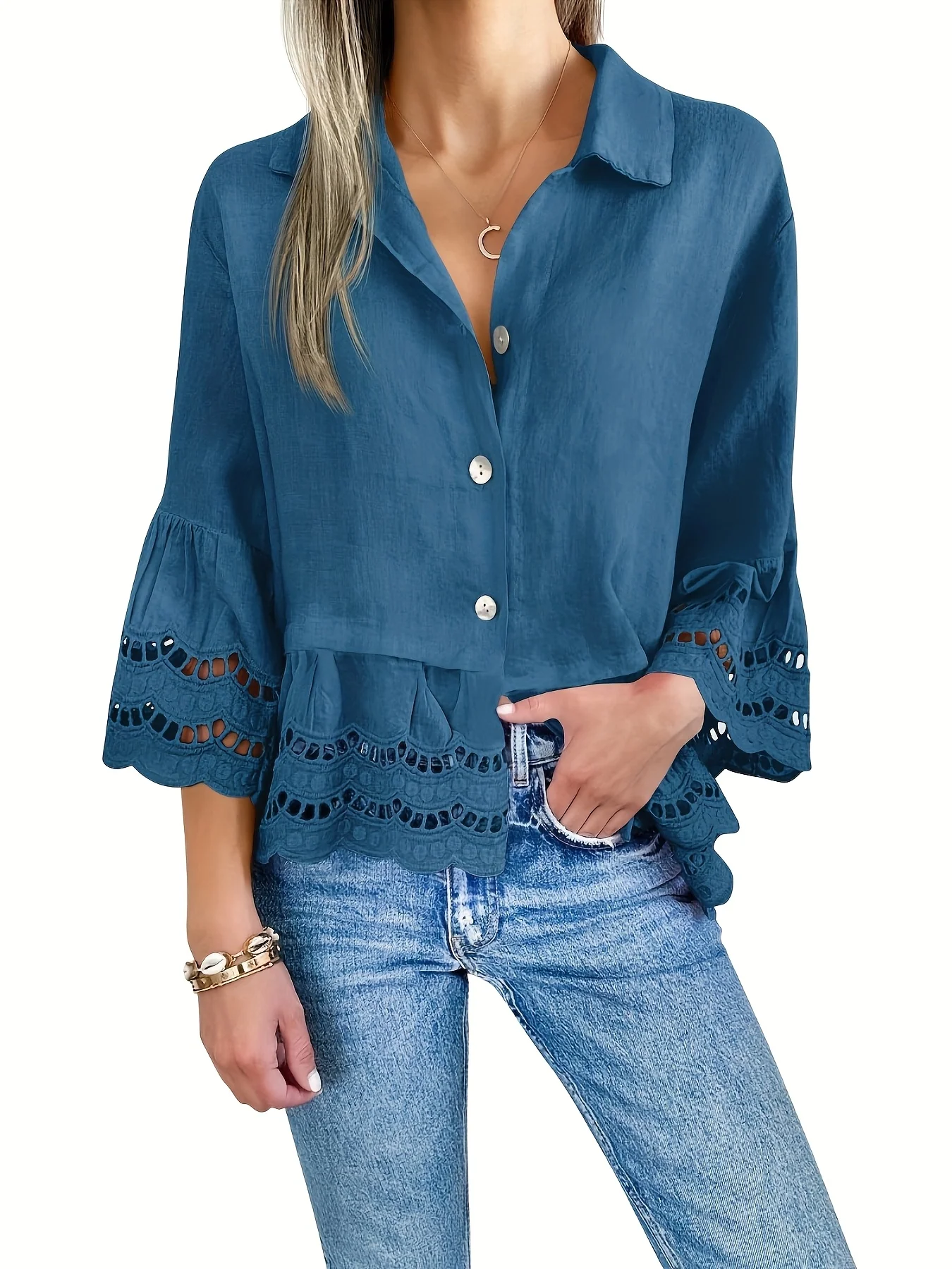 Emily - Blouse Aérée Chic