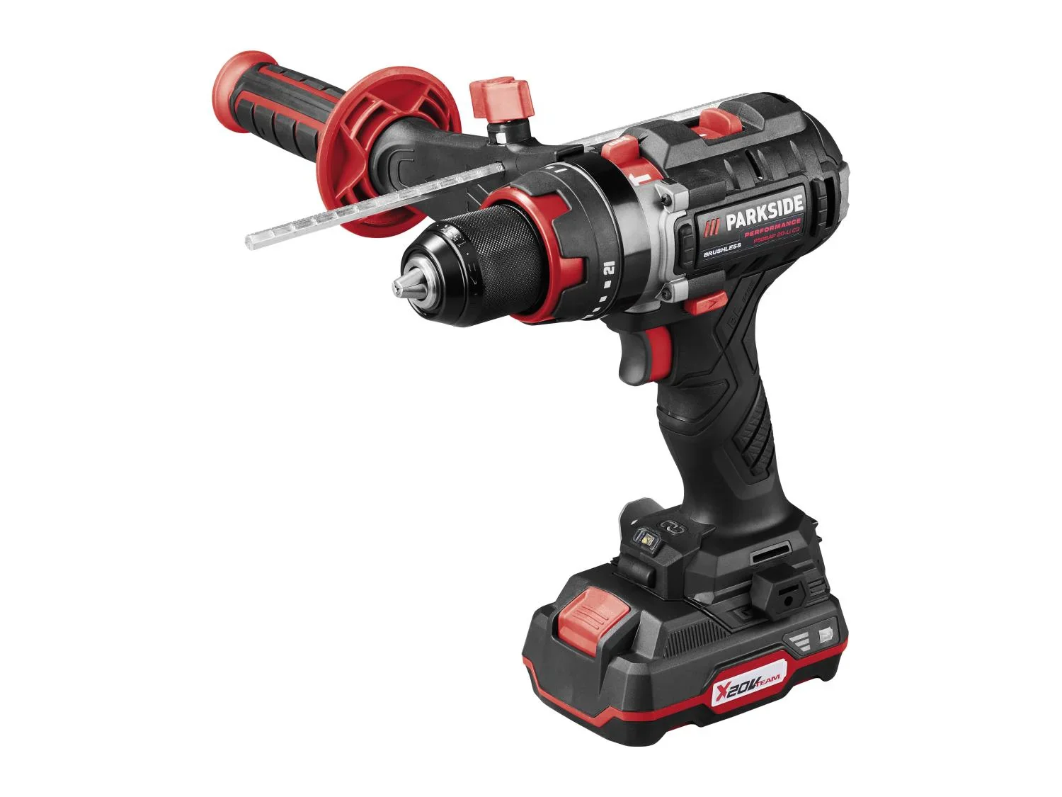 PARKSIDE PERFORMANCE Perceuse-visseuse  percussion sans fil PSBSAP 20-Li C3, 20 V