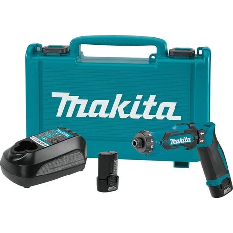 Makita – Visseuse articulée sans fil 7.2V 1.5Ah Li-Ion – 2 batteries + chargeur – Couple 3,6/5,6 Nm – Pour espaces confinés — vue 1