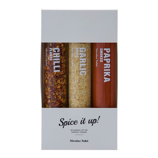 Kryddersett 45g chilli, hvitløk, røkt paprika
