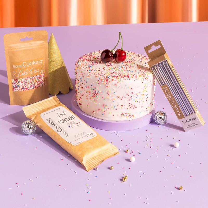 Fondant 250 g hvit