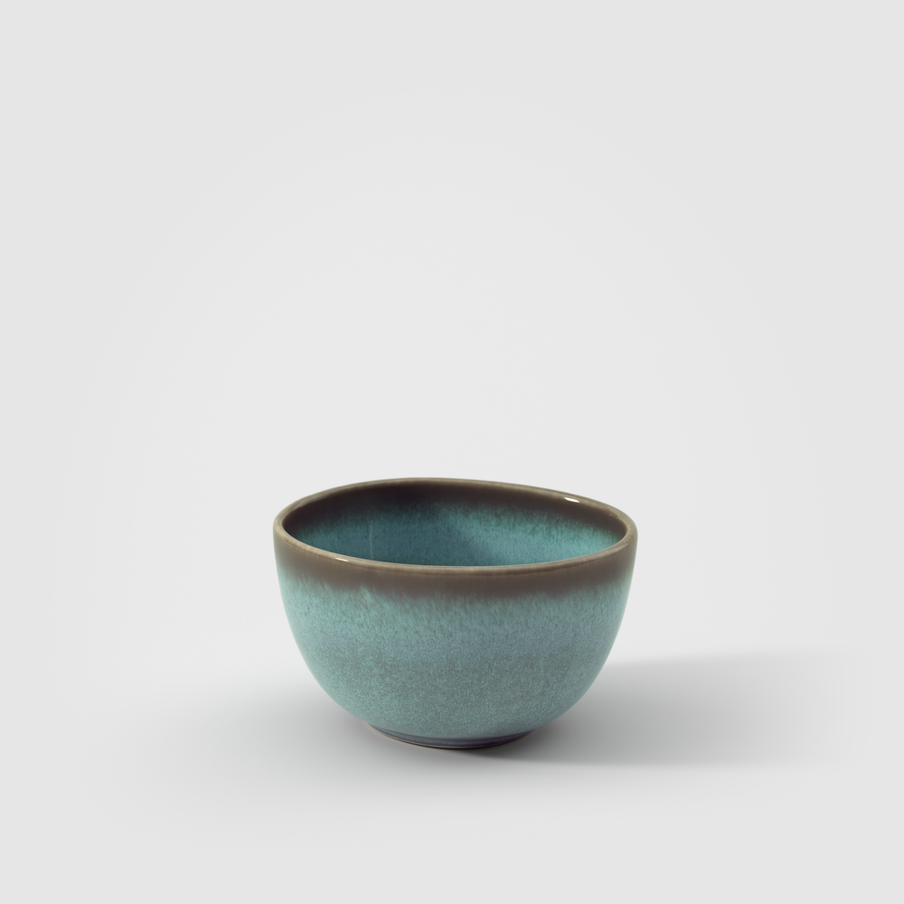 Lave Dipping bowl - Blue, 4.8 oz, stoneware