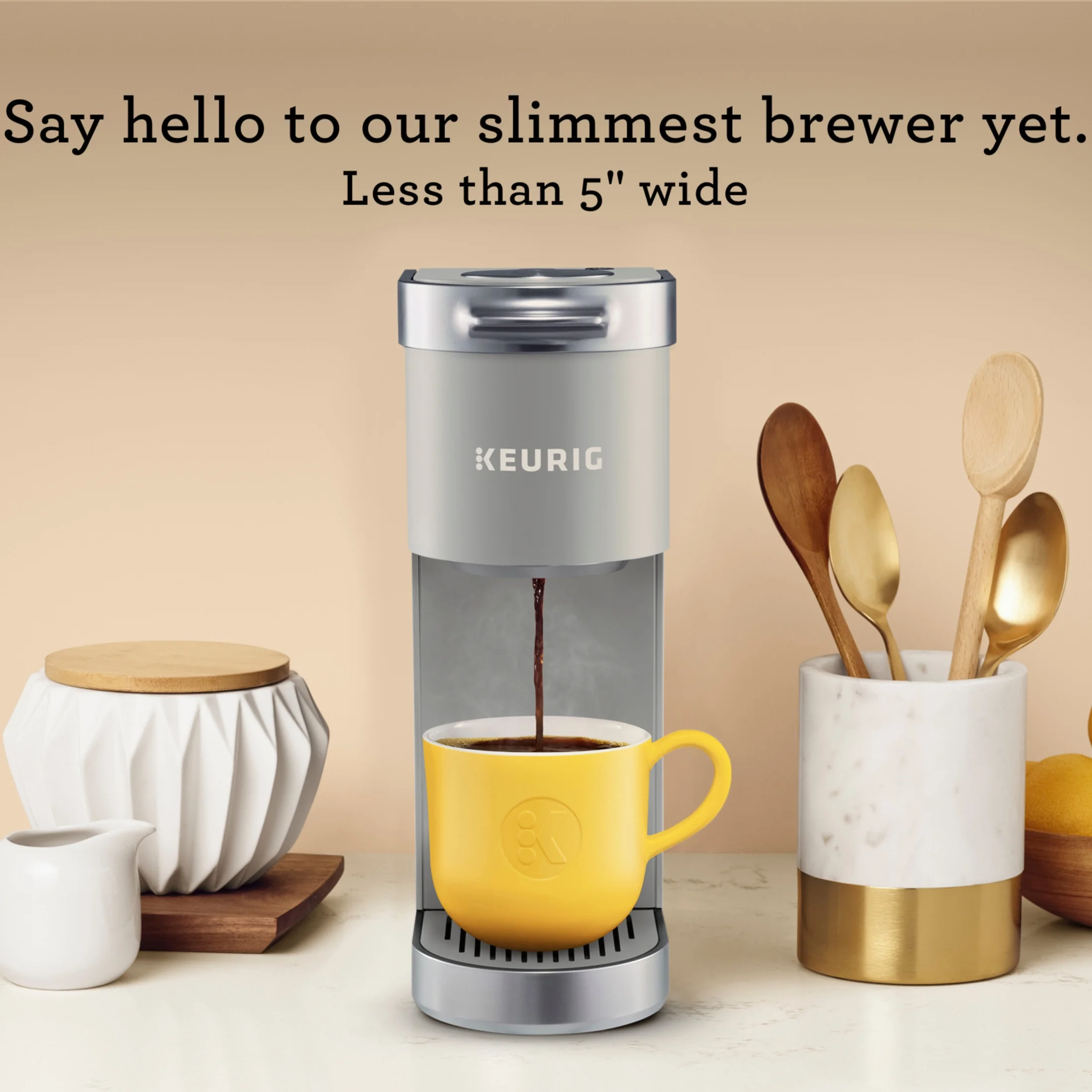 Keurig K - Mini Plus Single Serve K - Cup Pod Coffee Maker, Dusty Rosé