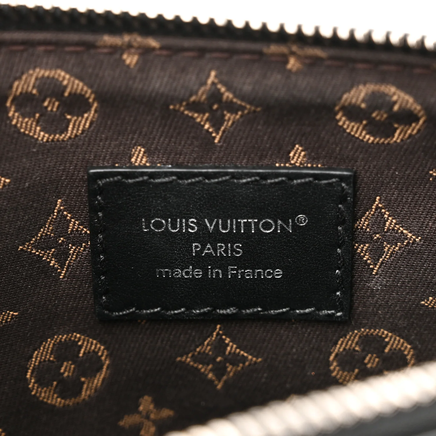 Pixel Lambskin LV Biker PM Black