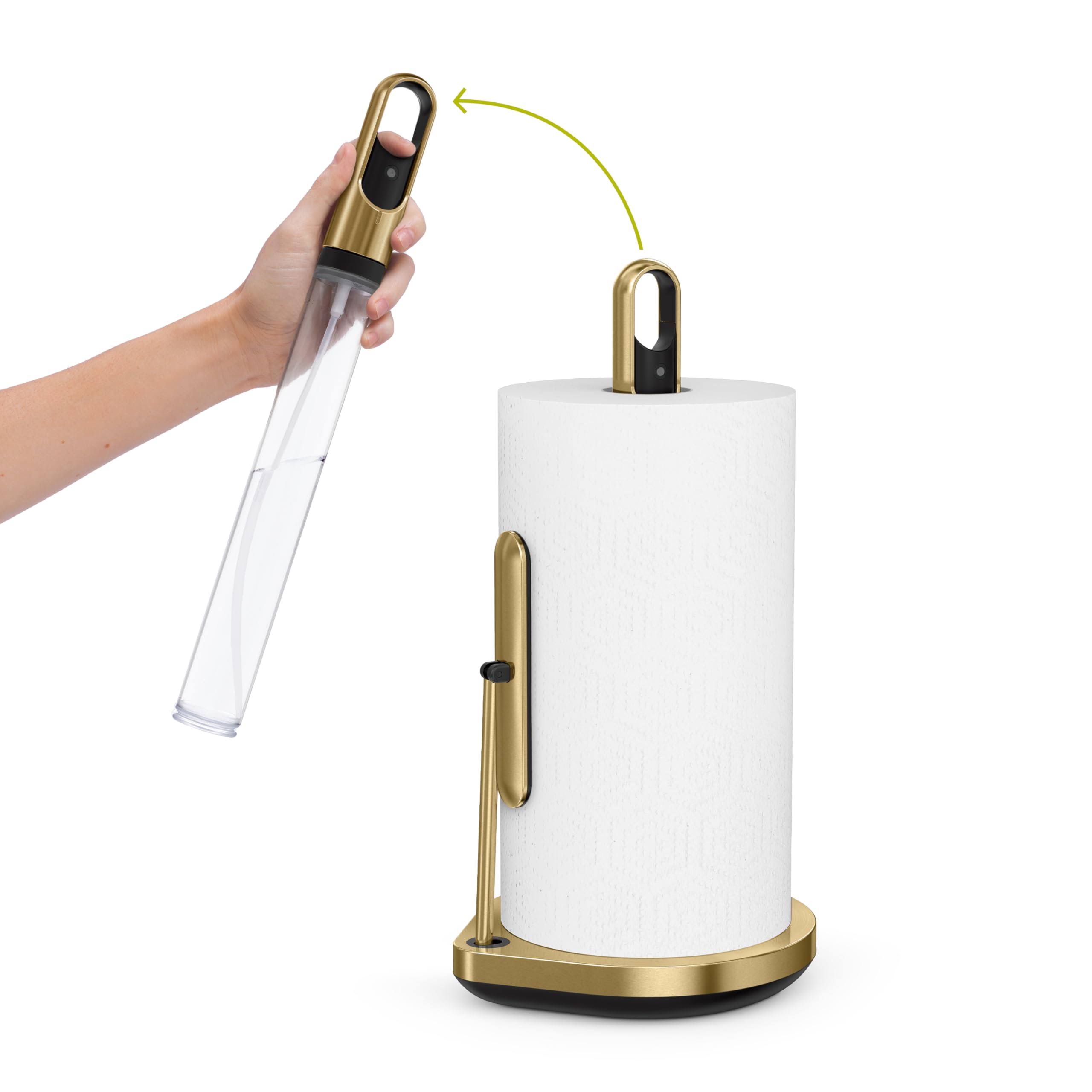 simplehuman Paper Towel Pump, Brass Steel