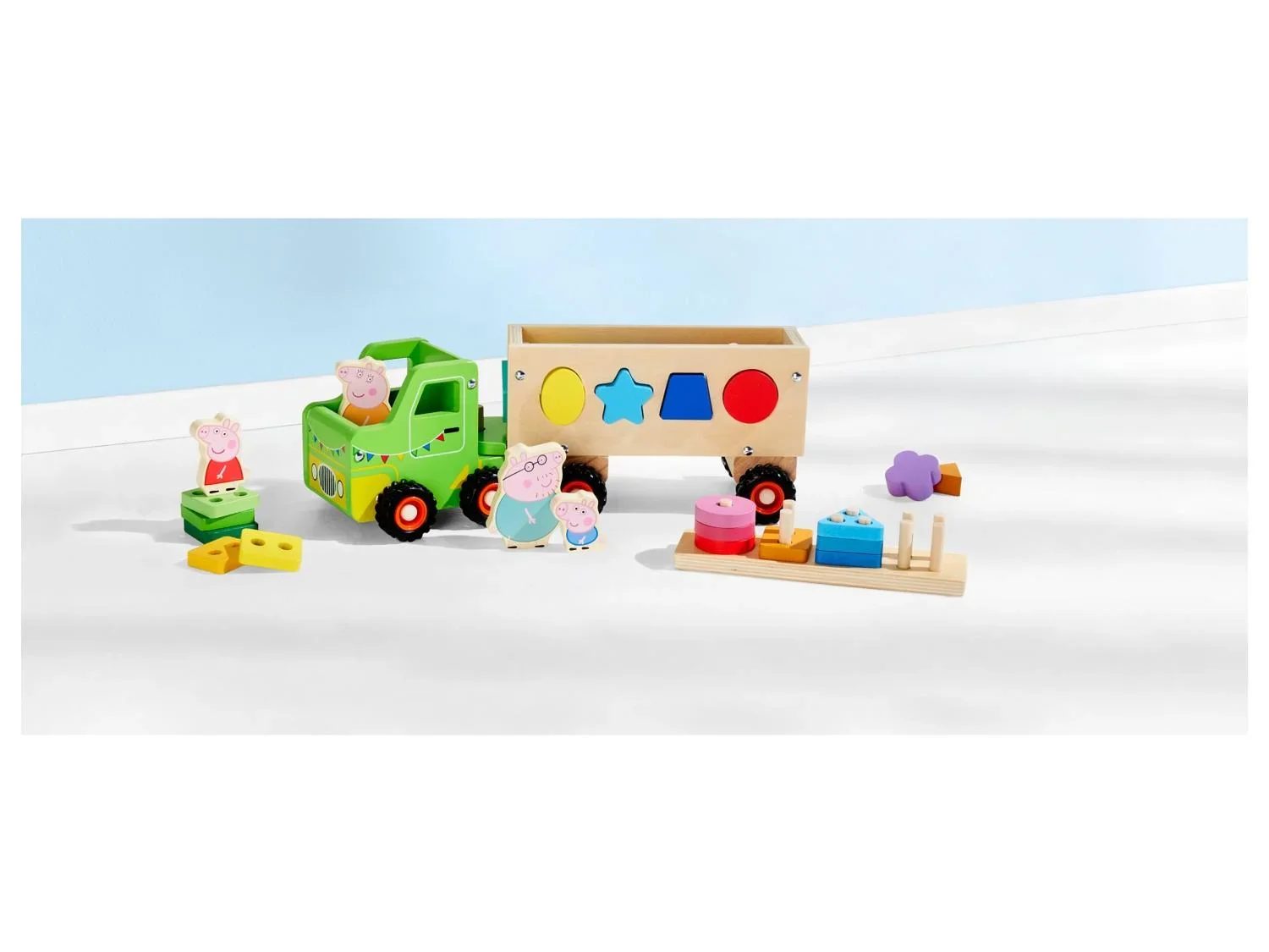Camion en bois Peppa Pig