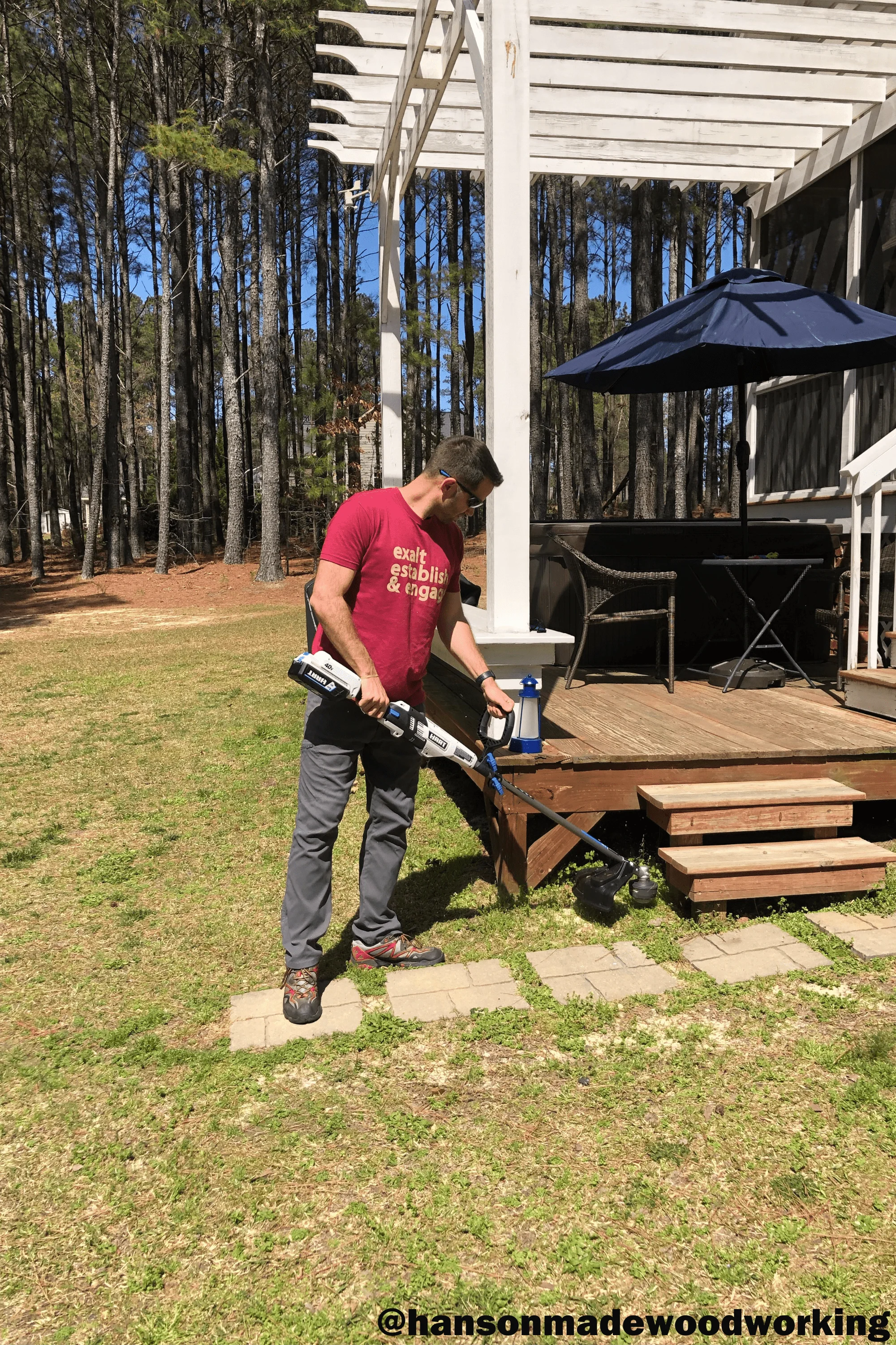 40-Volt Cordless Attachment Capable 15-inch String Trimmer Kit, (1) 4.0Ah Lithium-Ion Battery(Battery Included) - Image 9