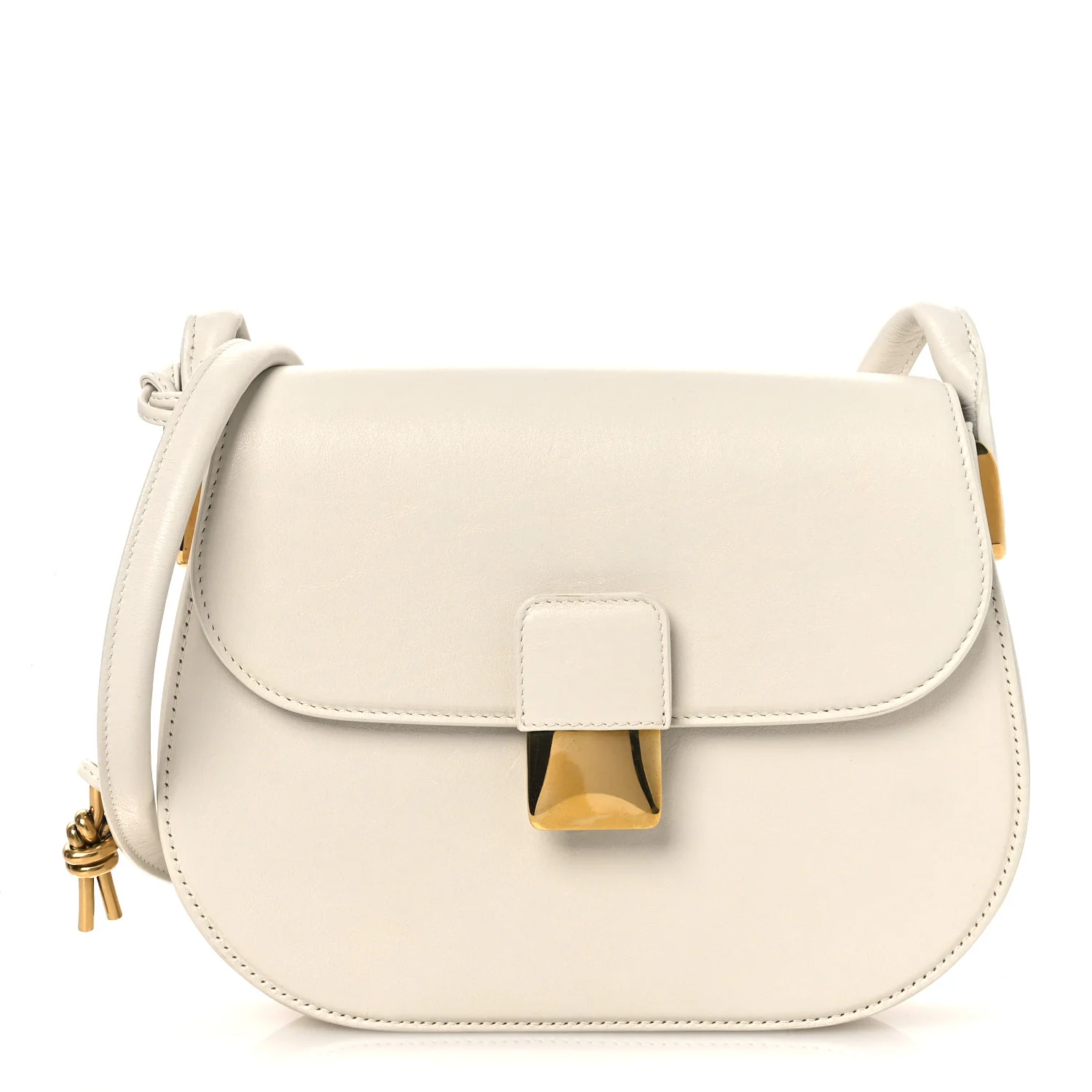 Calfskin Small Desiree Crossbody Bag Chalk