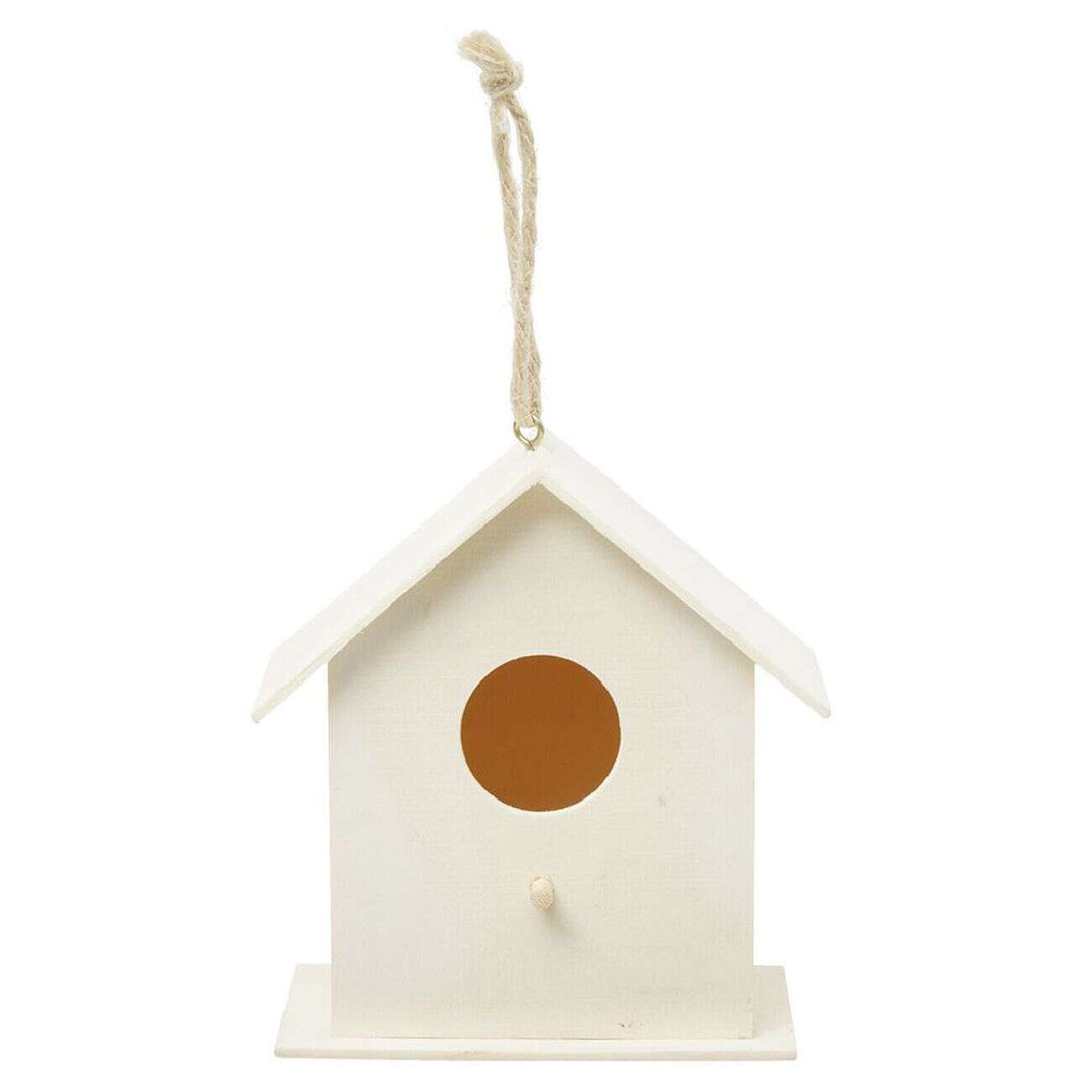 Nichoir à oiseau 10,5x7x11cm marron