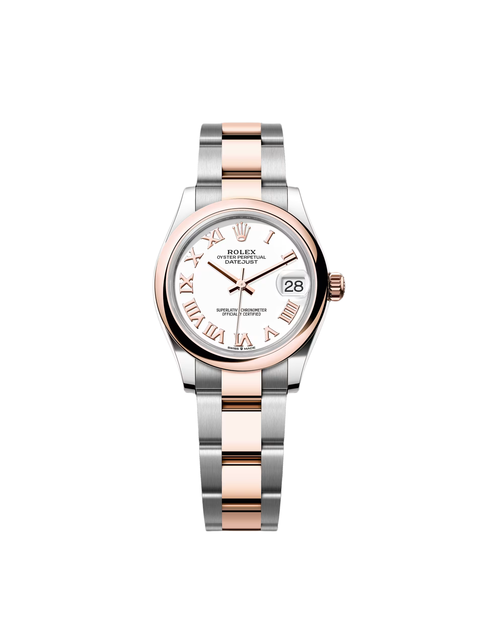 【Super Clone】RLX Datejust m278241-0001/0002 White 31mm Dial Oyster Bracelet Watch
