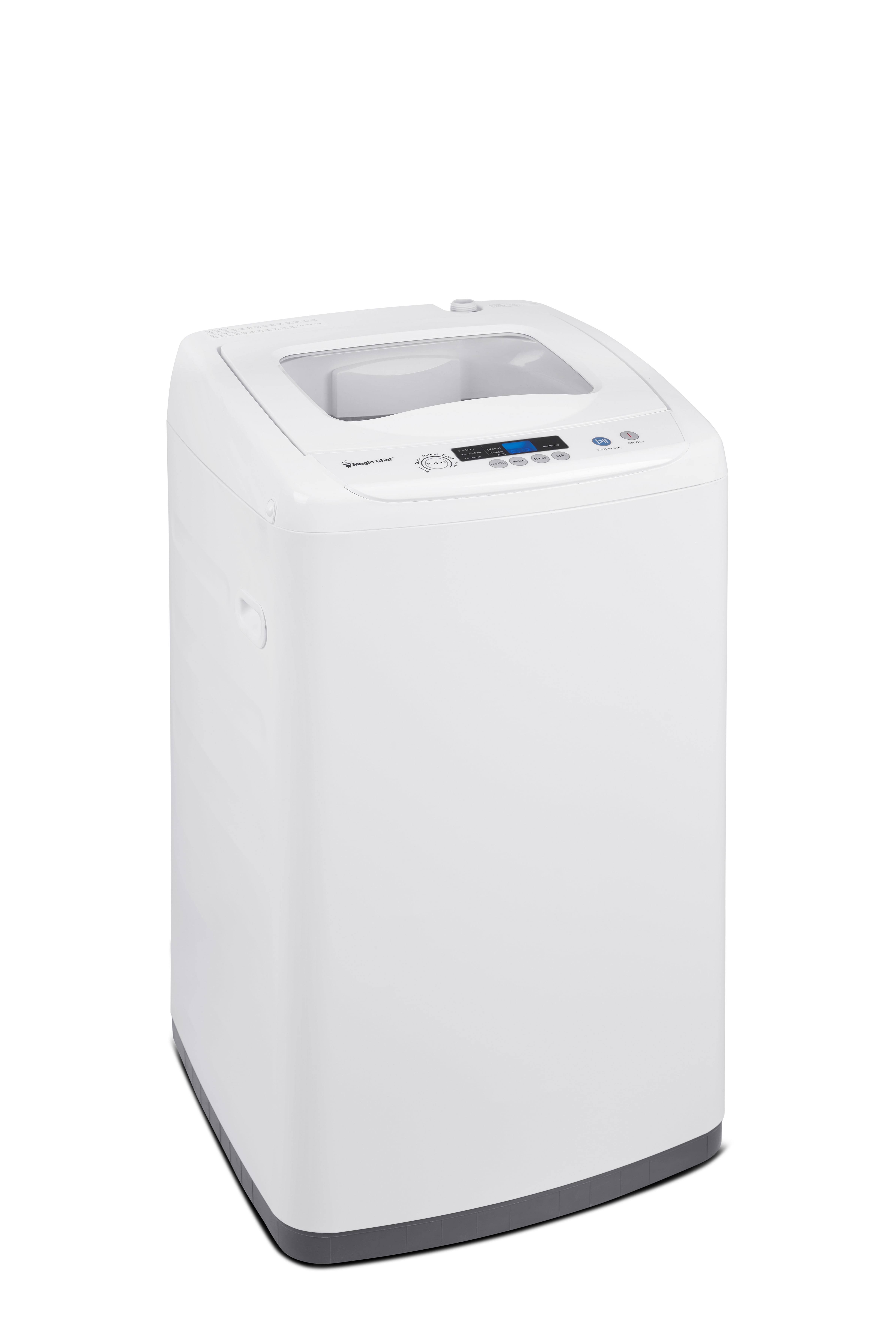 Magic Chef 0.9 Cu. ft. Compact Topload Washer, White