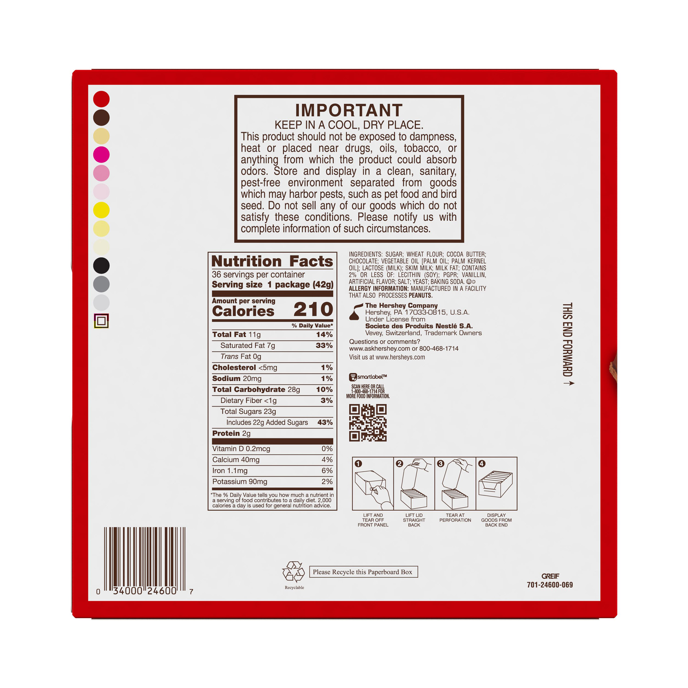 Kit Kat Crisp Wafers in Milk Chocolate, 1.5 oz, 36 - Count