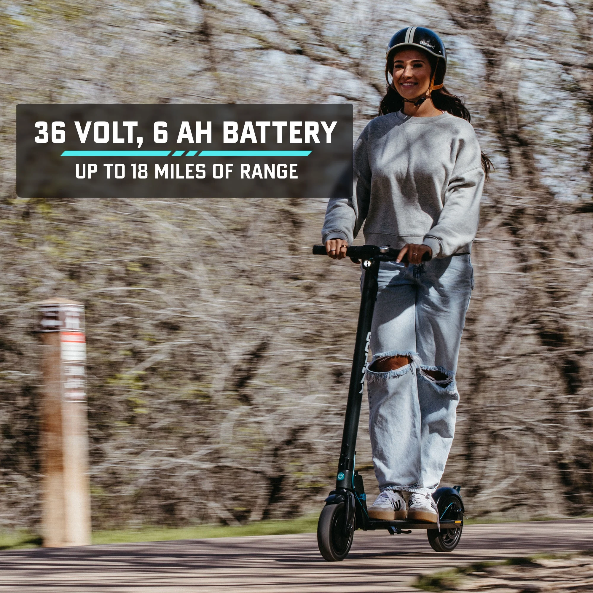 G3 Plus Adult Electric Scooter, 300W 10" Tires Max 18 mile Foldable Escooter for Adult, Gray(Gray) - Image 3
