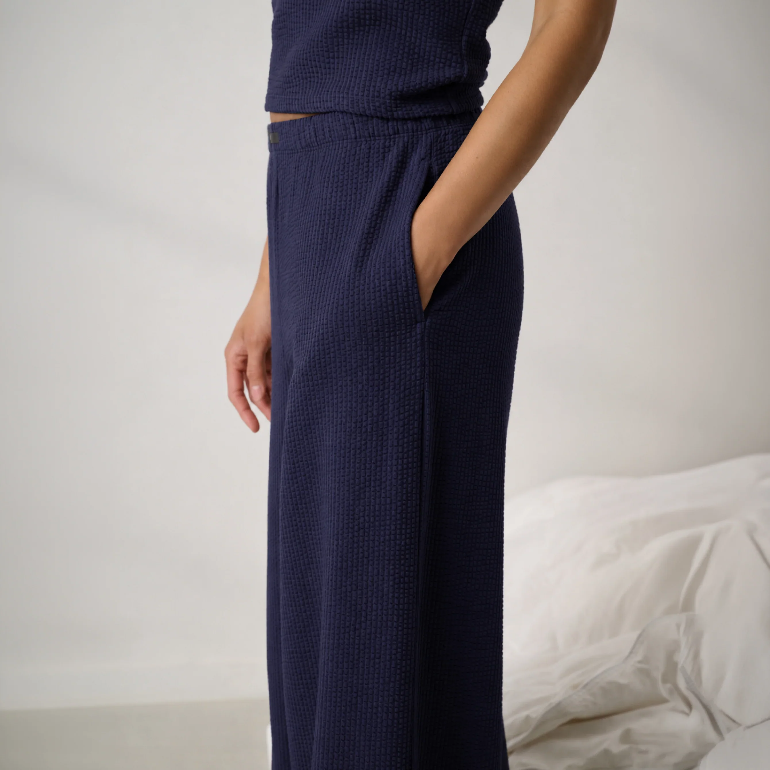 Organic Cotton Seersucker Pant