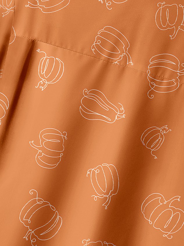 T-shirt à manches courtes avec poche poitrine et dinde dinosaure pour Thanksgiving