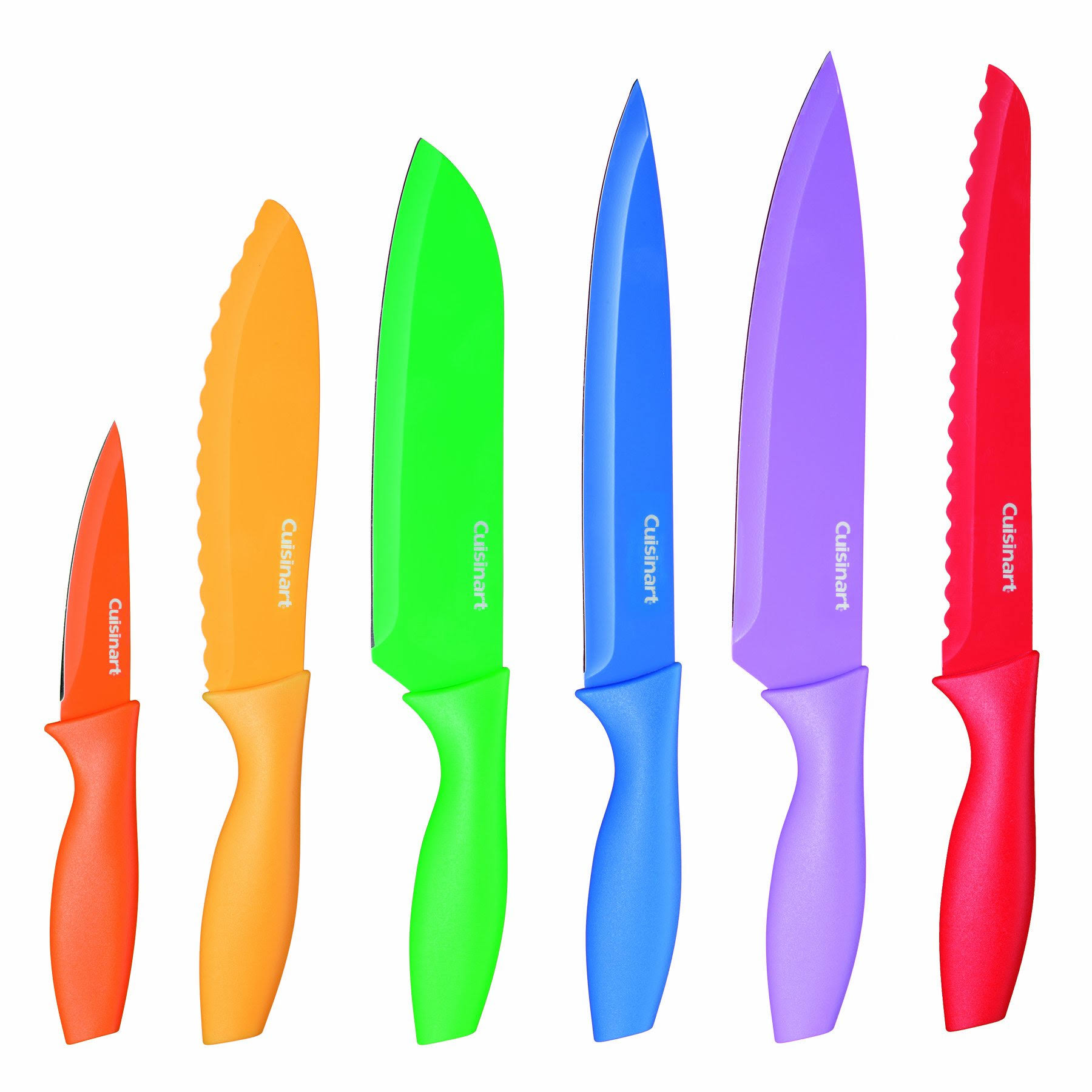 Cuisinart C55-01-12PCKS Advantage 12-Piece Knife Set, Bright (6 Knives and 6 Knife Covers)
