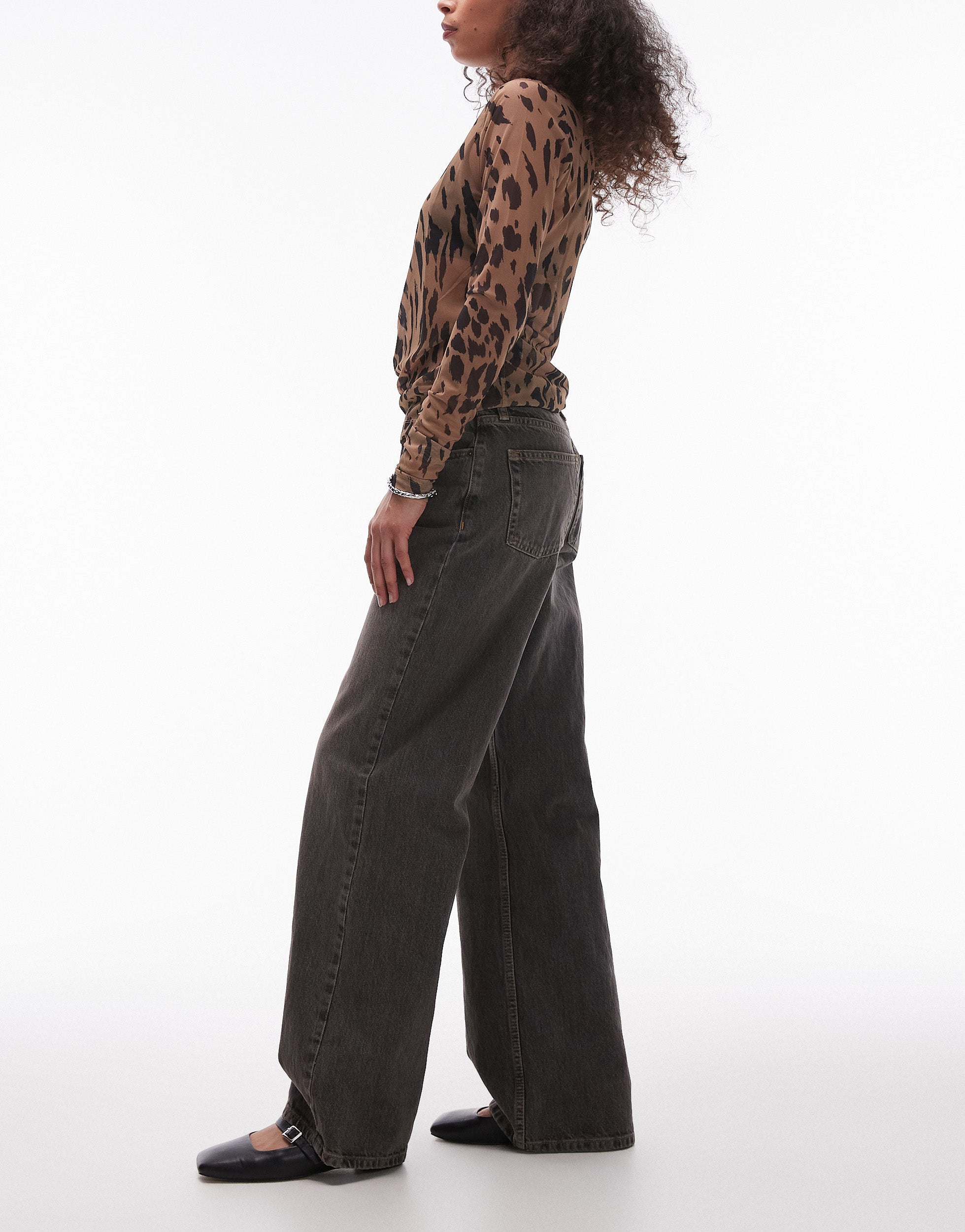 VERO MODA® TOPSHOP Low waist Wide Leg Fit Jeans