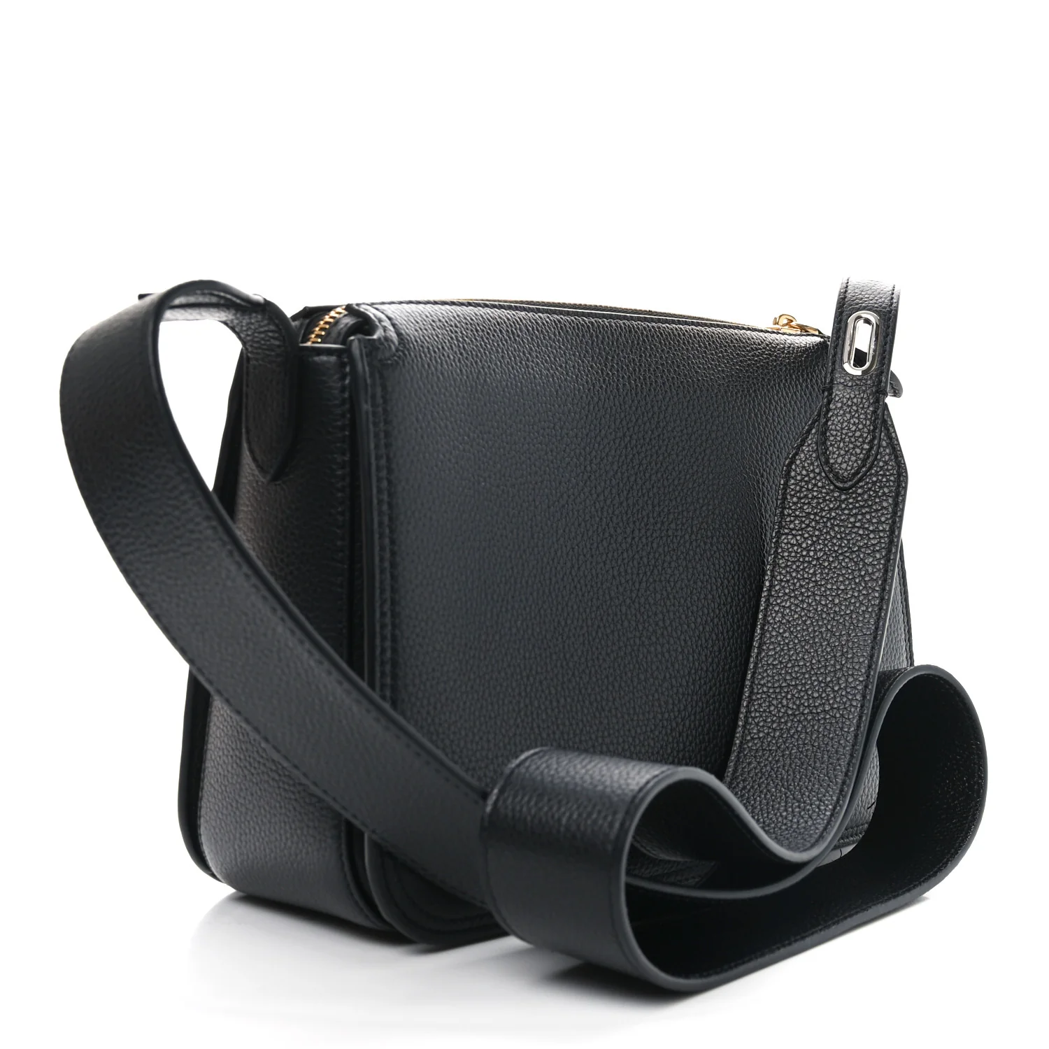 Small Classic Grain Billie Crossbody Bag Black