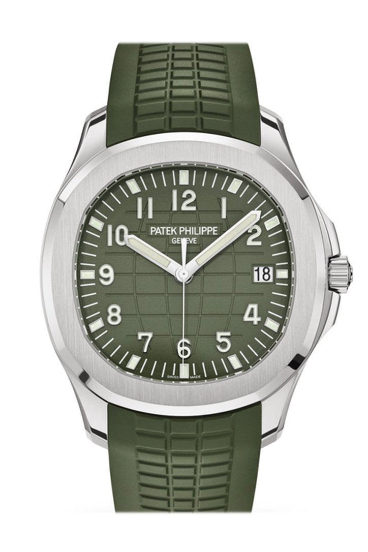 [Super Clone]Patek Philippe Aquanaut Khaki Green Dial Watch 5168G-010