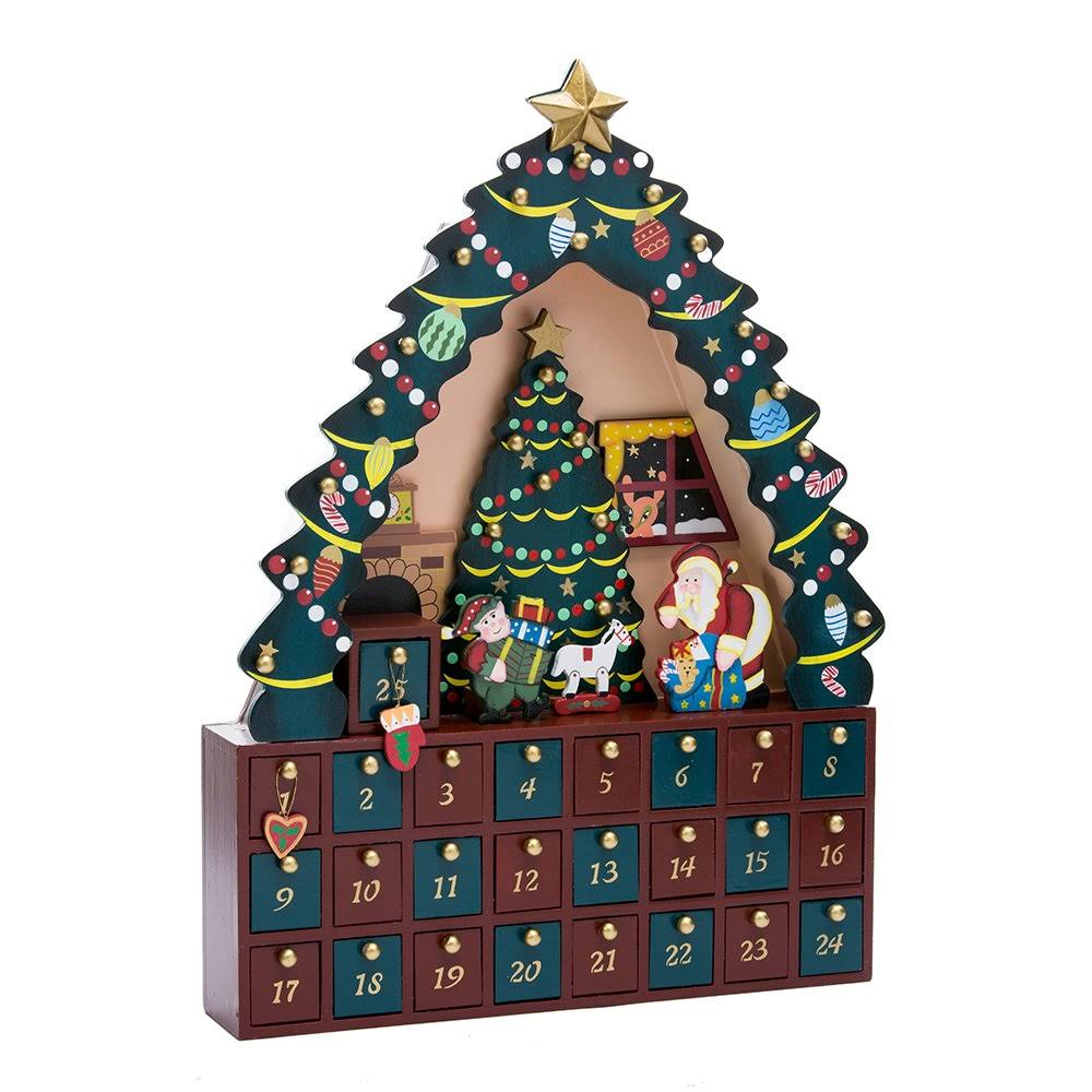 Kurt S. Adler Kurt Adler Christmas Tree 24-Piece Advent Calendar, 16-inch