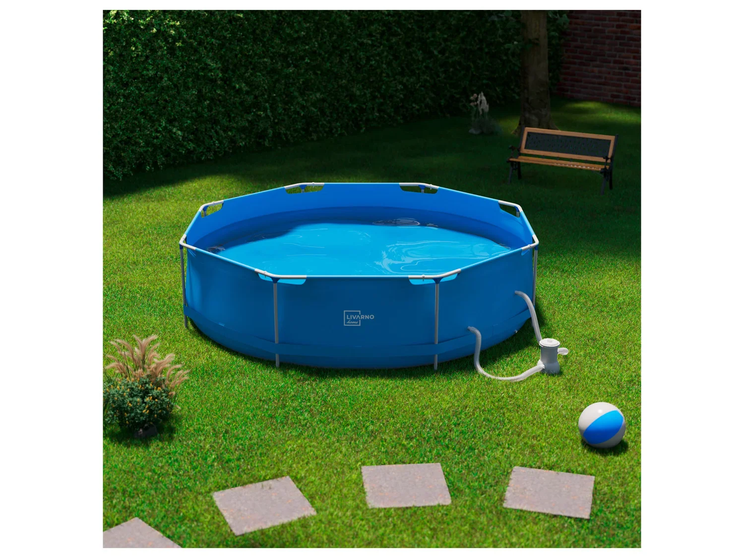 LIVARNO home Piscine,  300 x H 76 cm