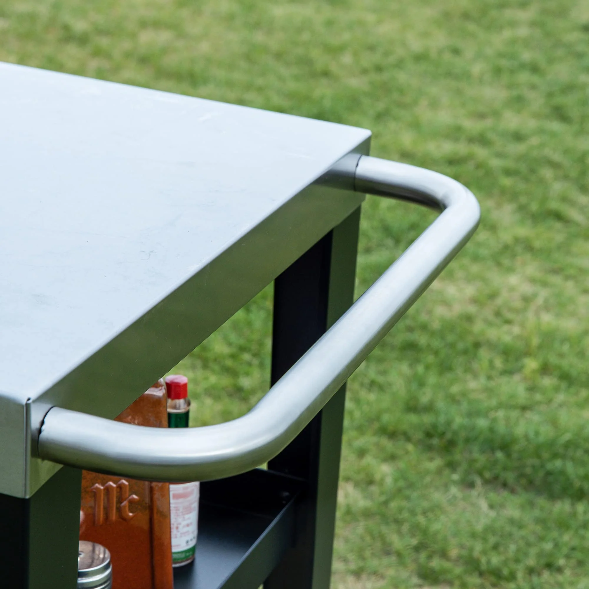 Royal Gourmet Rolling Dining Table with Trash Bag Holder