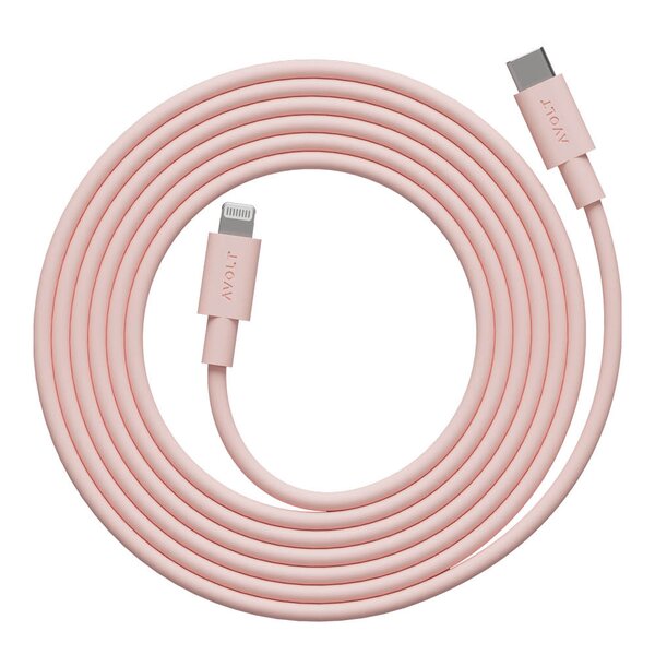 Cable 1 USB-C til Lightning kabel 2 m New Pink