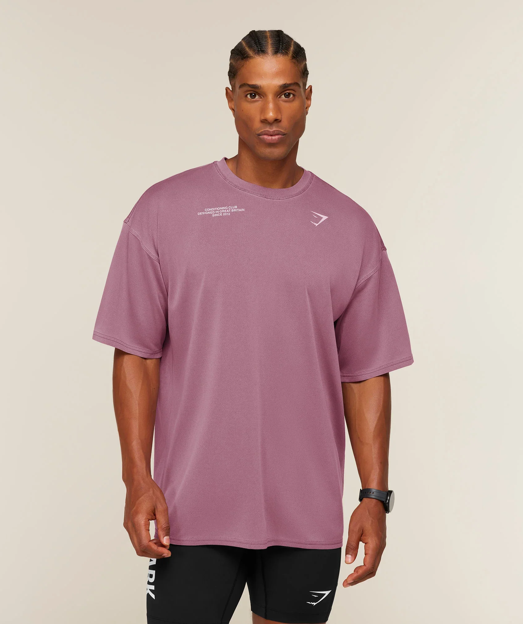 Conditioning Club Washed T-Shirt - Strength Pink/Haze Pink/Wash