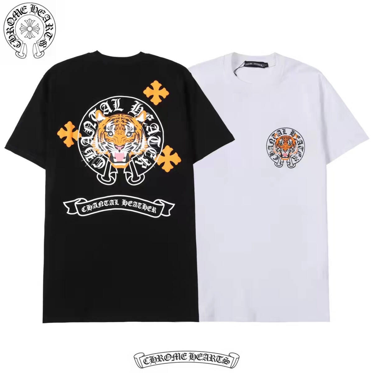 【CHROME HEARTS】（クロムハーツ）男女兼用、ご好評に付き再入荷！半袖Tシャツ
