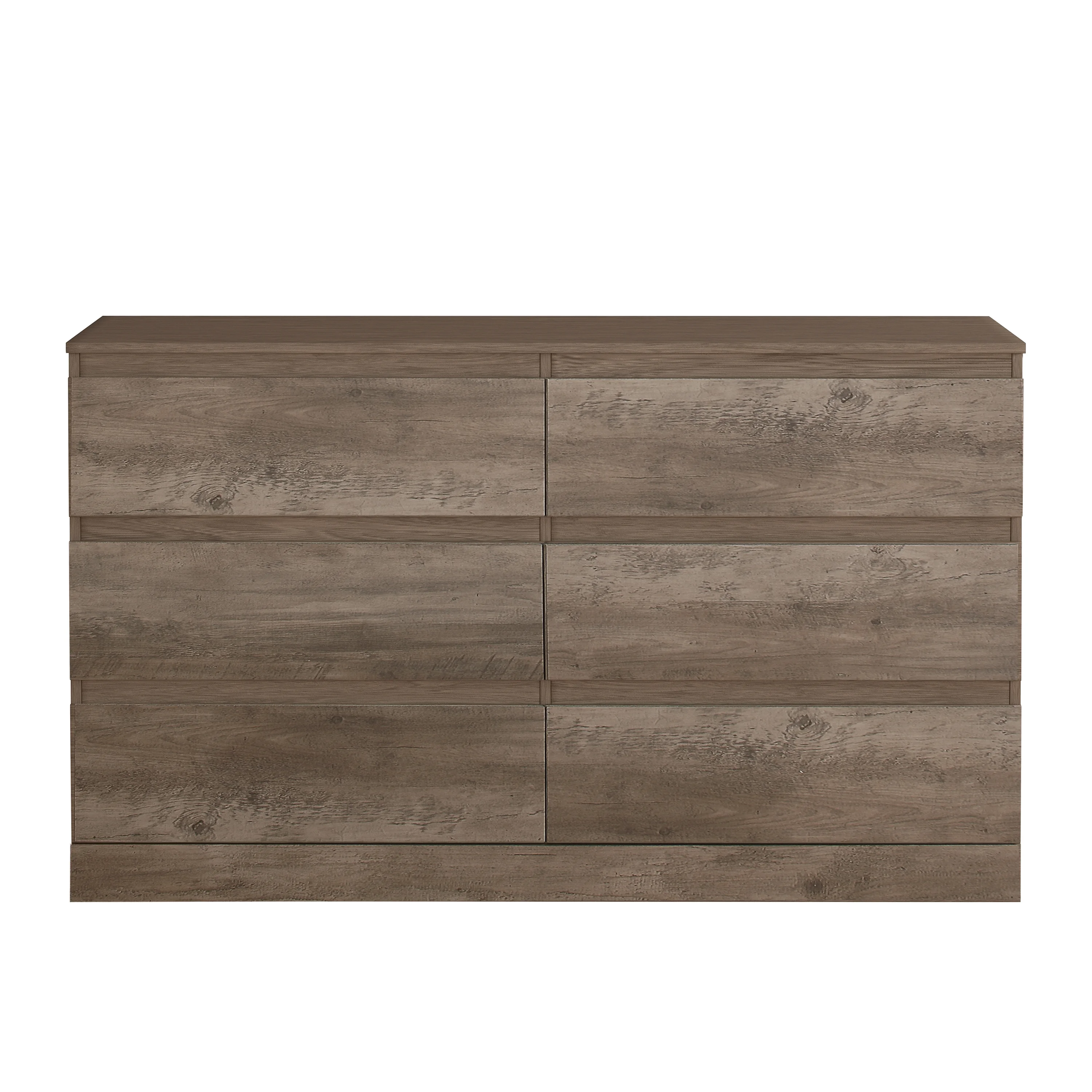 Brindle 6 Drawer Dresser, Gray Oak, by (Gray Oak) - Image 2