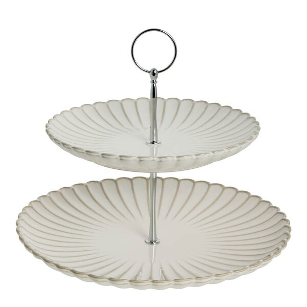 Camille etasjefat 27 cm off white