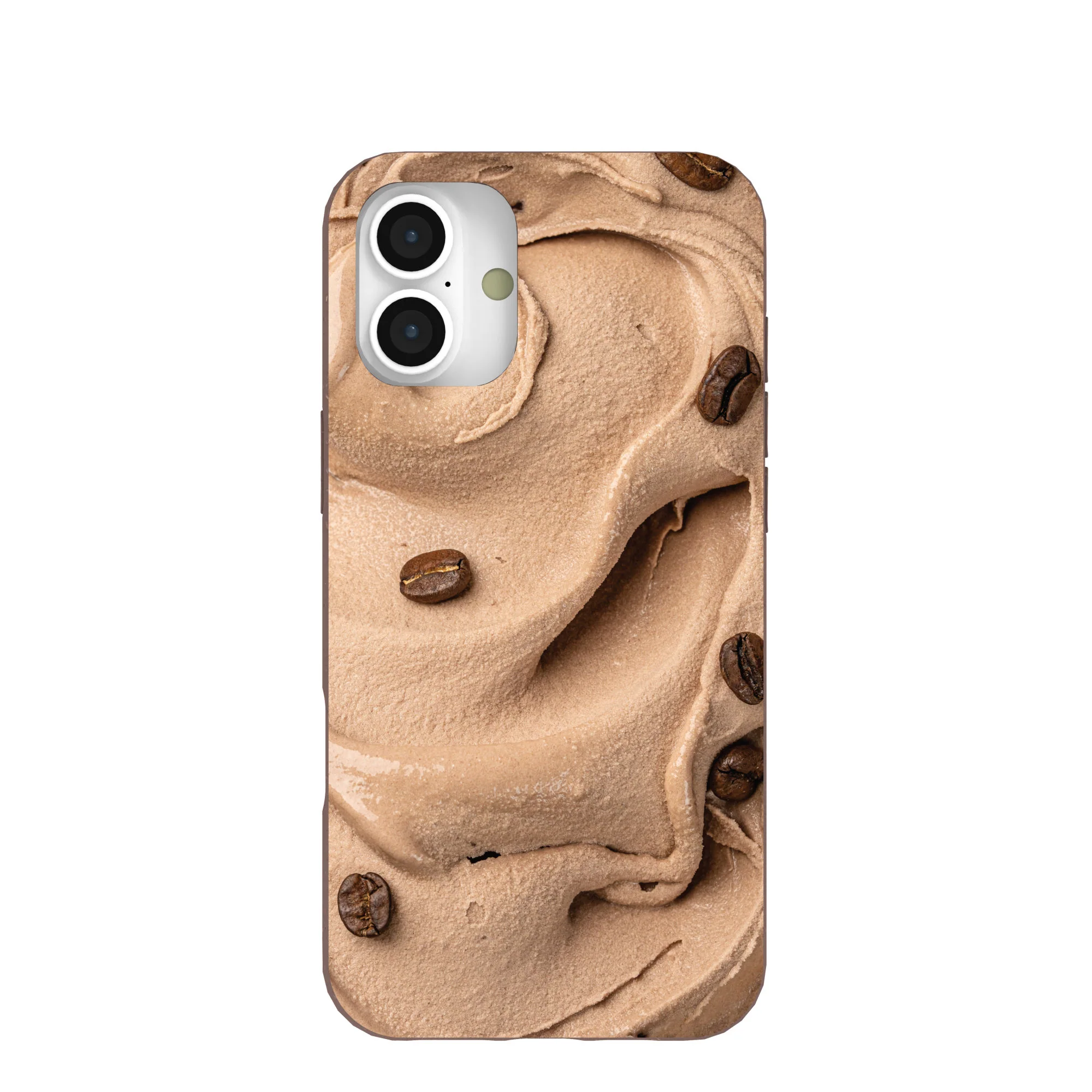 Chocolate Brown Espresso Swirl iPhone 16 Plus Case