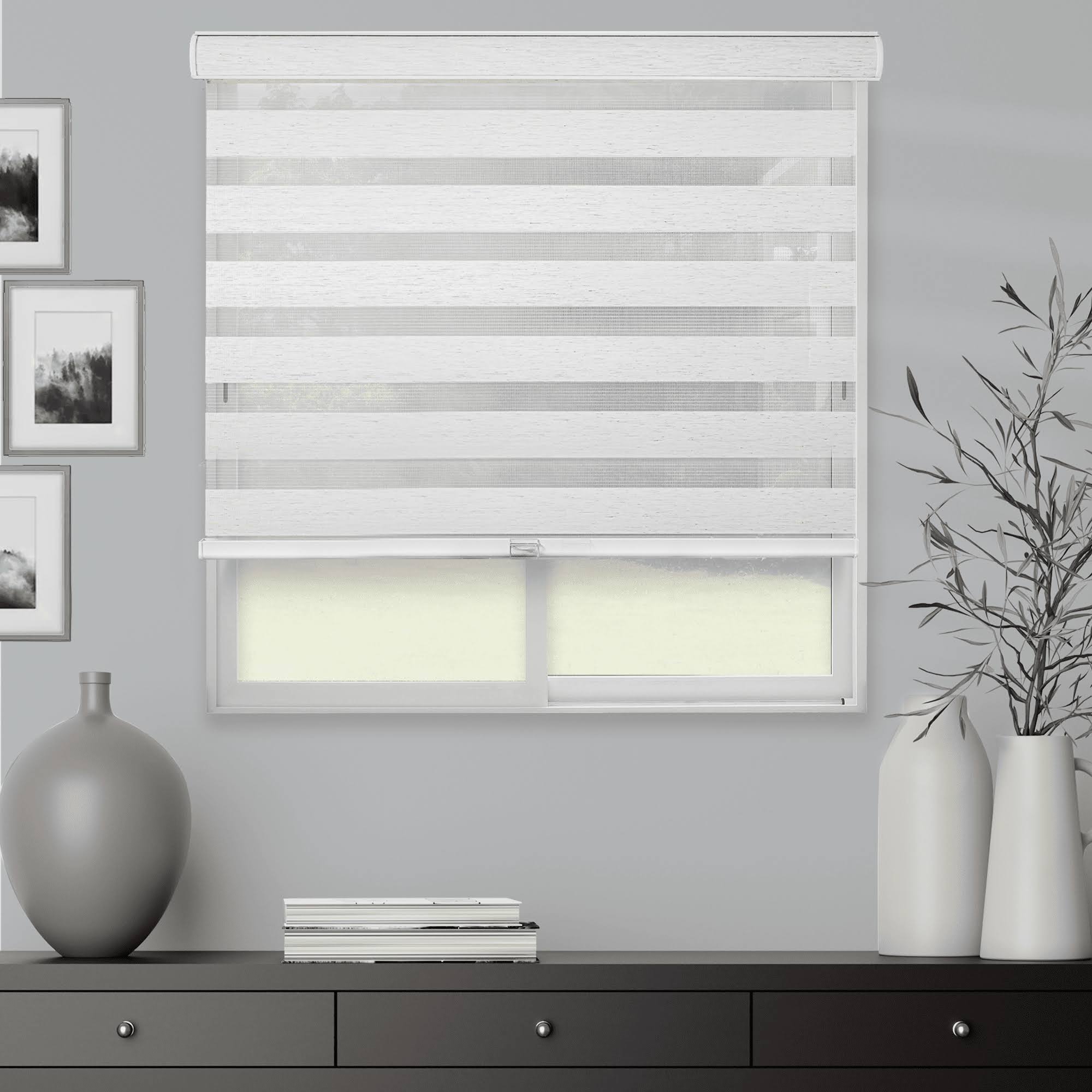 Chicology Cordless Zebra Shades - Basic Natural - 23