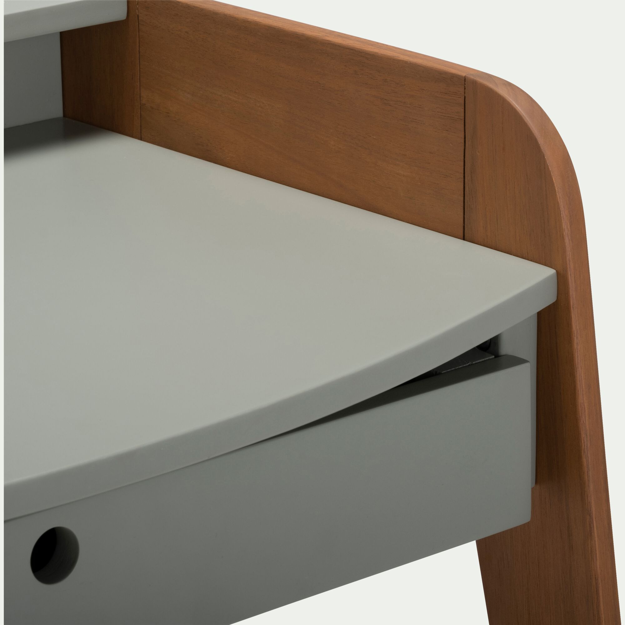RAPHAEL - Bureau enfant en acacia - vert olivier