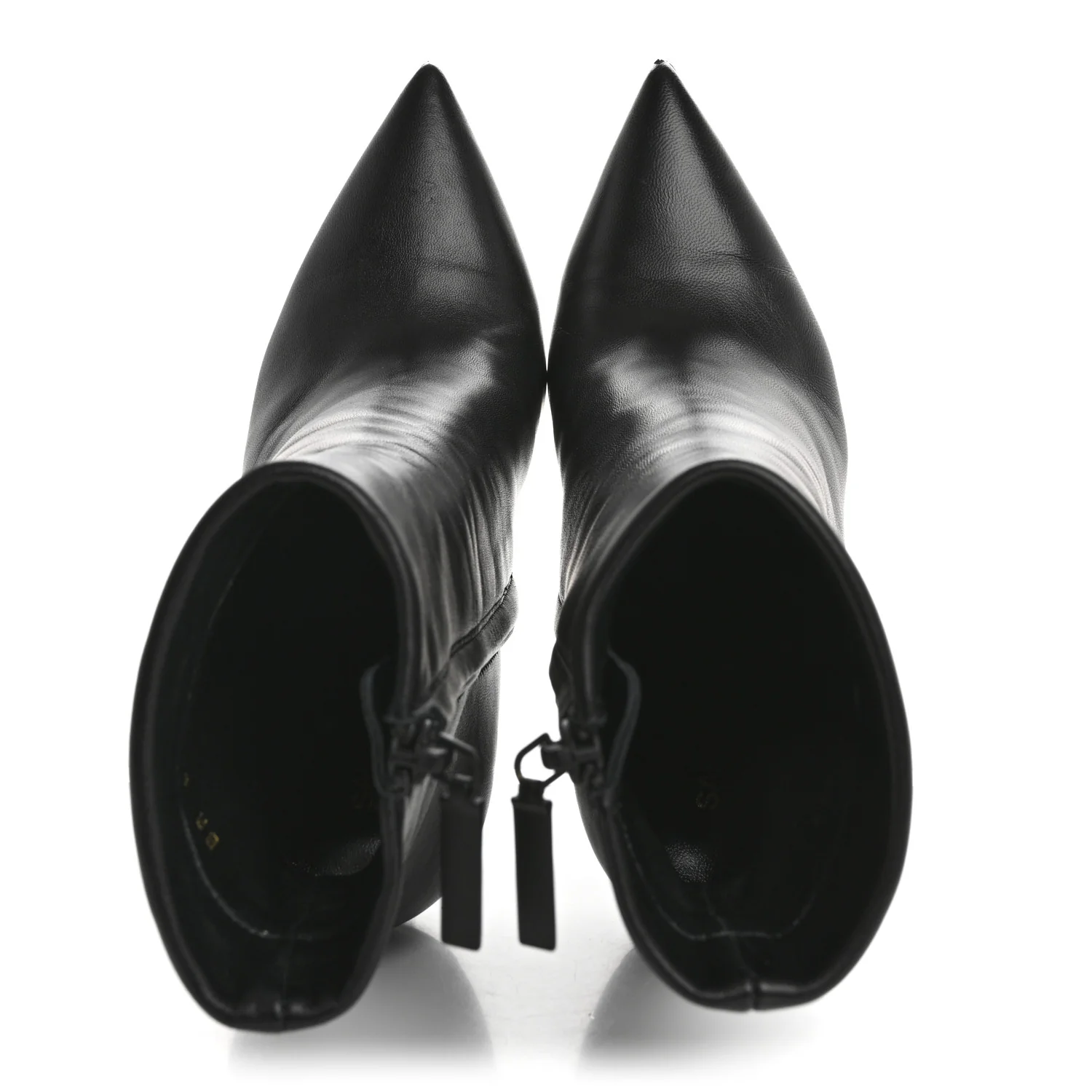 Calfskin Opyum Ankle Boots 36.5 Black