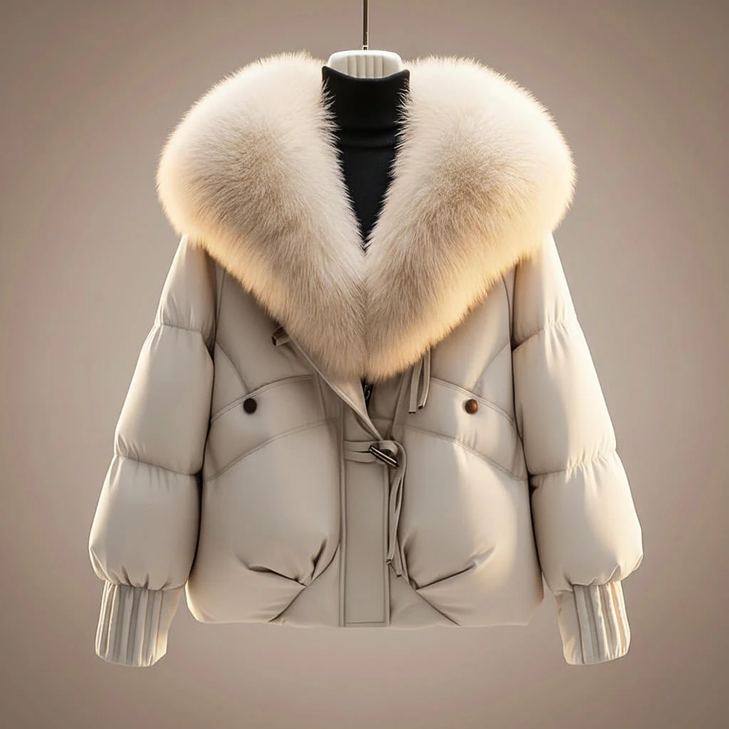 Élodine | Manteau élégant au col affirmé