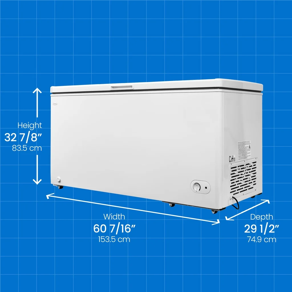 14.5 cu. ft. Chest Freezer in White DCF145A3WDB(White) - Image 3