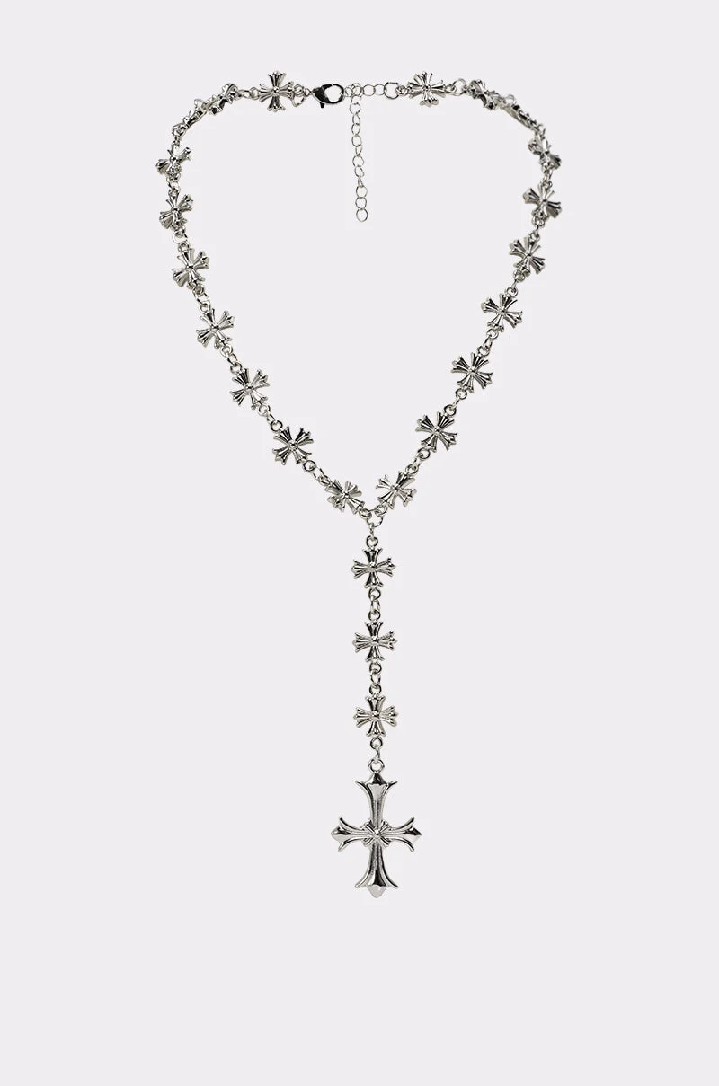 CROSS YA LARIAT NECKLACE - Akira Store
