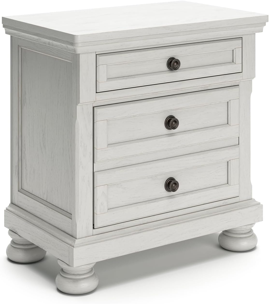 Signature Design by Ashley Robbinsdale Traditional 2 Drawer Night Stand, White