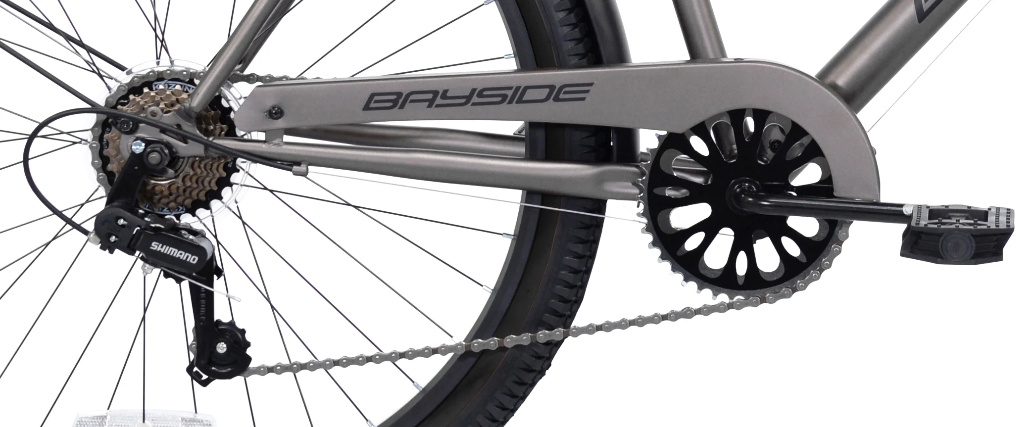 26 In Bayside Men's Cruiser Bike, Satin Cocoa Image 3