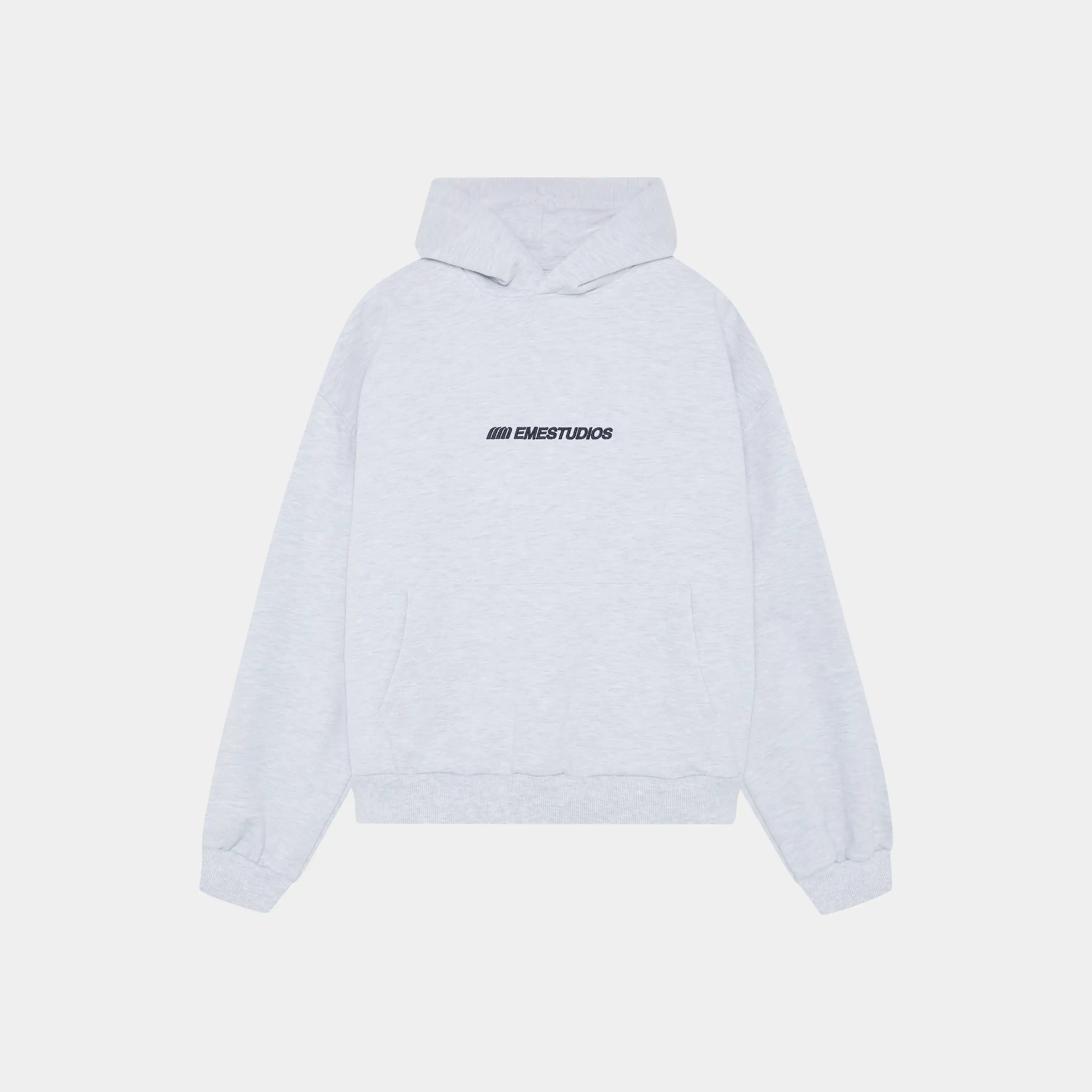 Vanguard Heather Grey Oversized Hoodie