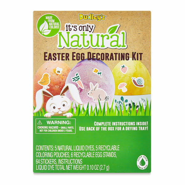 Dudley's Egg Dye Kit Natural, Egg Decorating Kit, Egg Hunt,1 Count, Multicolor, Size: 5.75 inch x 0.5 inch x 8 inch