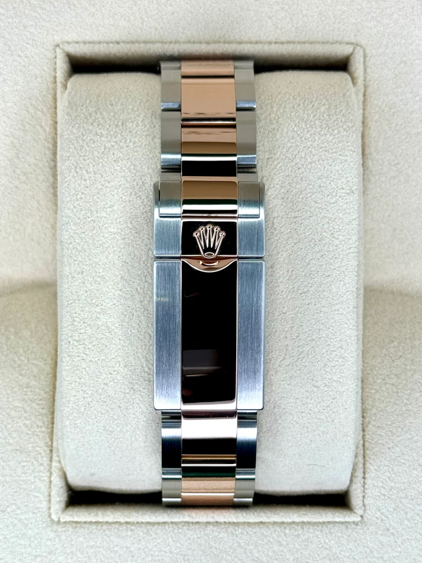 [Super Clone]Rolex Yacht-Master II Two Tone Steel Rose Gold White Dial Watch 116681