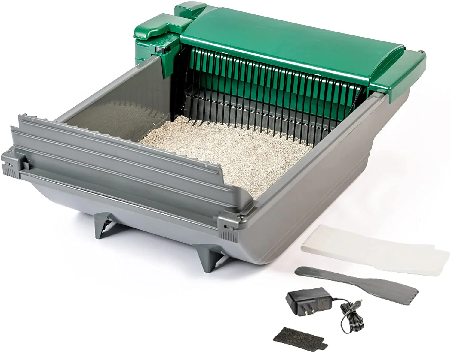 Bac à litière automatique Pet Zone Smart Scoop (Bac à litière autonettoyant, bac à litière pour chat sans recharges coûteuses)